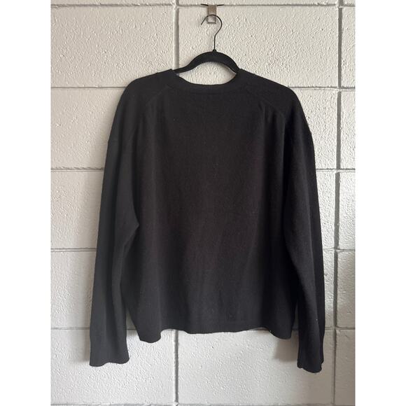 Women's J.Crew 100% Cashmere Patch-Pocket Cardigan Sweater size XL Quiet Luxury - Picture 5 of 6